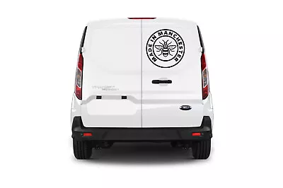 Made In Manchester VAN / Car Stickers Vinyl Window Decals Manchester Bee • £15.37