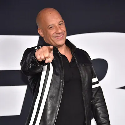 Vin Diesel Fast And Furious 8 Mens Fashion Motorcycle Leather Jacket In Lambskin • $119.99