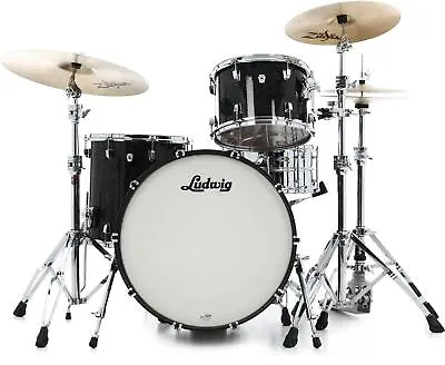 Ludwig NeuSonic 3-piece Shell Pack - Ebony Pearl • $1849