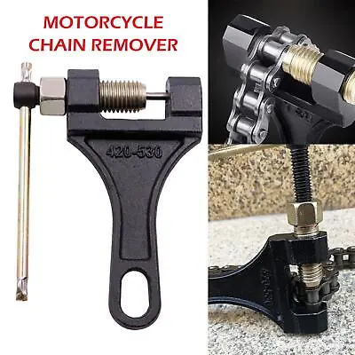 Motorcycle Chain Breaker Splitter Link Pin Iron Removal Tool Motor Bike I1Y E4V6 • $8.40