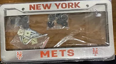 New York Mets MLB Chrome License Plate Frame For Car Truck SUV NIP-2 Frames • $12.99