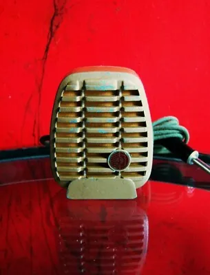 Vintage 1950's Shure CR-81 Controlled Reluctance Microphone Prop Display # 1 • $36