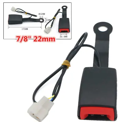 Front Driver Seat Belt Buckle Plug Connector Warning Cable Duty Belt Camlock  • $13.73