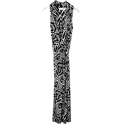 T-BAGS LOS ANGELES Medium Faux Wrap Maxi Dress Revolve Ikat • $38.03