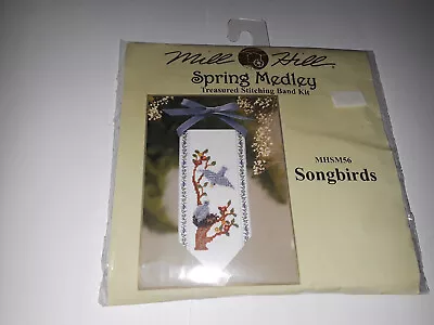 Very Rare New Mill Hill Spring Medley  Songbirds  Treasured Stitching Band Kit • $49.95