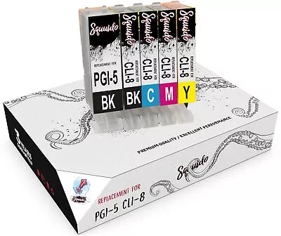 5 Ink Cartridge For Canon PIXMA IP4200 IP4300 IP4500 MP500 MP610 MP810 • £8.52