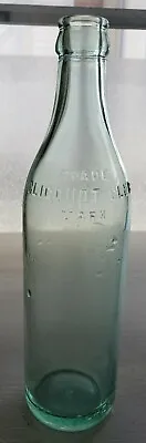 Vintage Clicquot Club Light Blue Glass Soda Bottle • $9.99