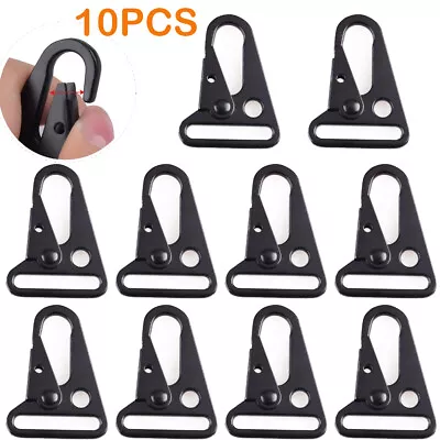 10Pcs Enlarged Mouth Clip Sling Clasp Olecranon Hook Metal Paracord Sling Buckle • $12.99