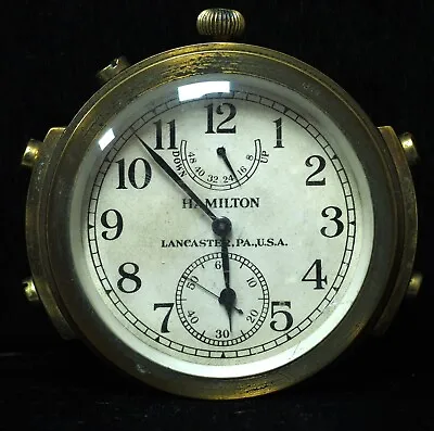 1941 Hamilton Model 22 Chronometer WWII Model Running Strong! • $994.99