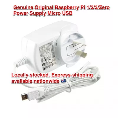 Official Micro-USB Power Supply (5.1 V 2.5 A 15.3W) For Raspberry Pi - AU Plug • $14.20