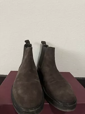 Zara Man Brown Suede Chelsea Ankle Boots Almond Toe Size 40 US 7 • $10