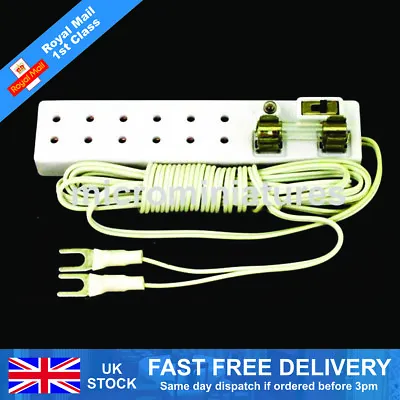 £7.49 • Buy 6 Way Fused Power Strip For Dolls House Lighting 1/12th Scale (01572)