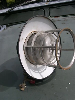 £36.99 • Buy Bullfinch Handilight, Lpg Lantern Complete, Original Glass And Enamel Reflector