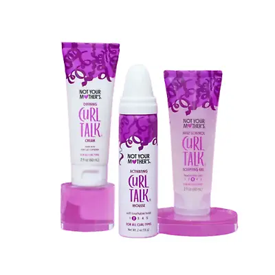 NEW Not Your Mother's Curl Talk 3 Pcs Set With Mousse Cream & Gel FREE SHIPPING • $23.99