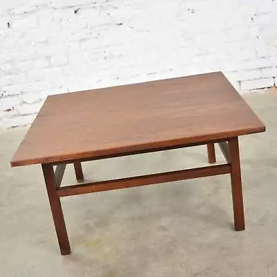 Mid Century Modern Square Walnut Cocktail Coffee End Side Table Style Founders • $1795