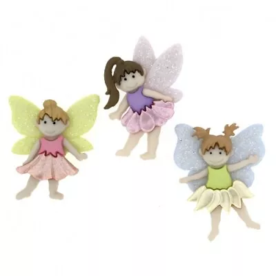 Dress It Up Flower Fairies Buttons  - Per Pack • £3.59