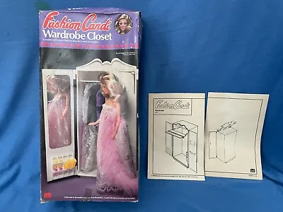 1980 MEGO Fashion CANDI Doll Wardrobe Closet BOX ONLY W/Instructions Vintage OG • $17.50
