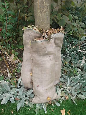 (10x) Yuzet 25kg Hessian Potato Sack Vegetable Coffee Bags Storage Jute • £20.29