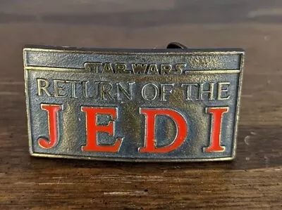 Vintage Star Wars Return Of The Jedi 1982  Belt Buckle Lucas Films By Lee • $25.99