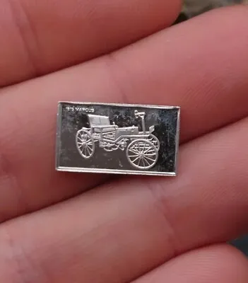 £20 • Buy Small Miniature Sterling 925 Silver 1875 Marcus Car 1g Ingot. 🇬🇧 Great Gift. 