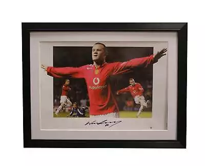 Wayne Rooney Manchester United Signed Photo • $186.68