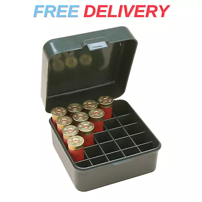 MTM Multi Gauge 25 Round12 16 Or 20 Shotshells Box Holds Color Forest Green • $9.48