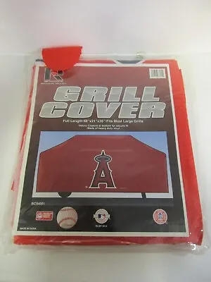 LA Angels Vinyl Large Grill Cover 68x21 X35 MLB Barbecue BBQ Outdoor NEW • $24.99