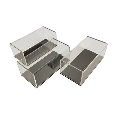 4x Acrylic Case Display Box Clear Anti-Dust Boxes For 1:43 F1 Model Car Hotwheel • $10.99