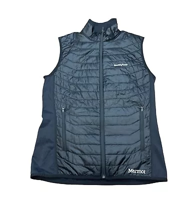 Marmot Men's Full Zip Nylon Variant Vest Black Size Medium • $35