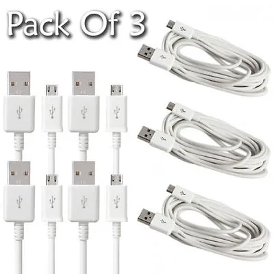 1mt Long Samsung Galaxy Note 3 S5 Fast Charging Usb Data Cable Charger Lead • £3.29