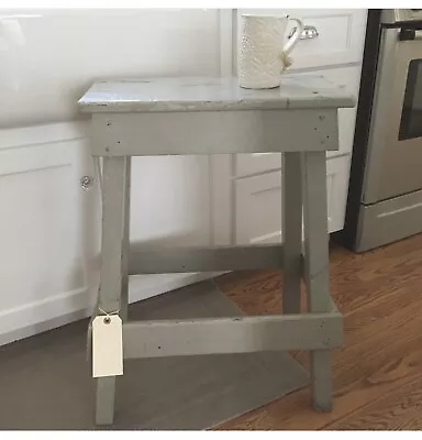 Rachel Ashwell Shabby Chic Couture Vintage Chippy Wood Stool Farmhouse • $495