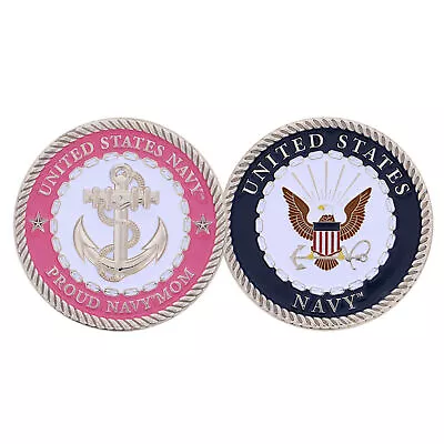 Challenge Coin U.S. NAVY PROUD MOM CHALLENGE COIN • $17