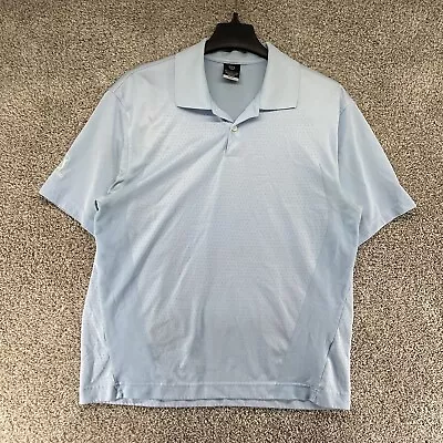 Nike Golf Polo Shirt Mens M Blue Dri Fit Casual Short Sleeve Myrtle Beach Logo • $5.66