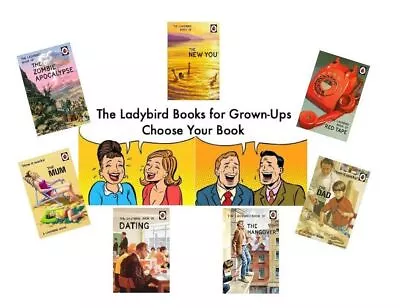 The Ladybird Book For Grown-Ups Retro Style Books For Adults - Choose Your Book • £2.99