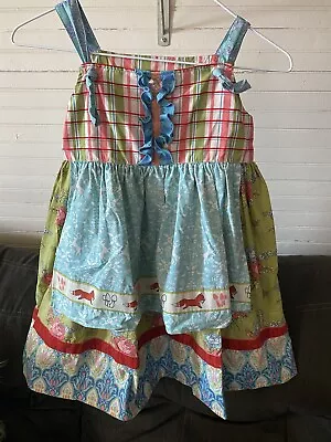 Matilda Jane Apron Dress Size 8 KNOT DRESS 8 EUC • $15