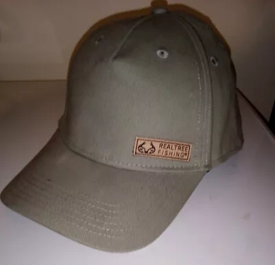 Realtree Men's Fishing Trucker Cap/Hat Grey One Size Fits Most • $16