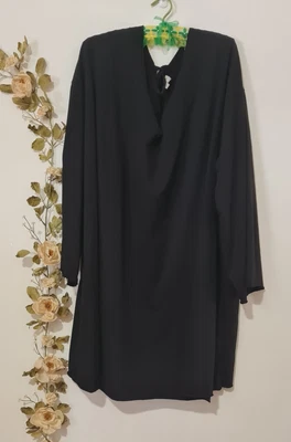 $16 • Buy ASOS Boho Black Cotton Tie-Up Blouse Top Sz22