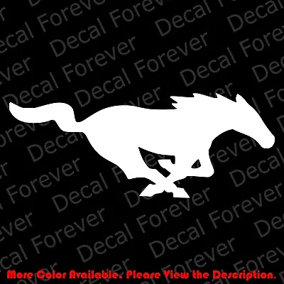 From USA - Pony MUSTANG Running Horse Car Window/Phone Decal Sticker FD004 • $2.50