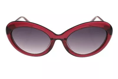 7 For All Mankind 238474 Womens 7903 Oval Sunglasses Red/Gray Size 55-21-138 • $60