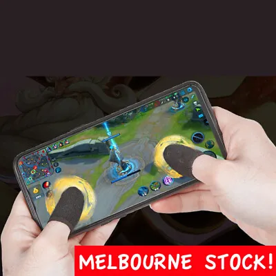 $3.99 • Buy 2/4/6/8/10x MOBILE FINGER SLEEVE GAMING CONTROLLER SWEATPROOF GLOVES TOUCHSCREEN