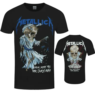 Metallica T Shirt Official Doris Black Classic Metal Rock NEW S M L XL XX • £15.49