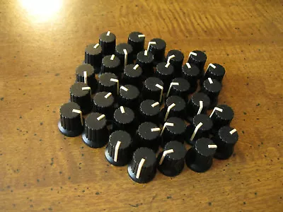 Thirty-Five Beige Knobs - 6mm Shaft Replacement Mixing Mixer Pedal Rack Plastic • $30