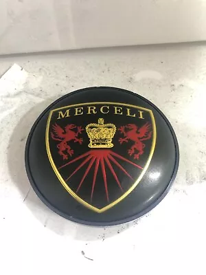 Merceli Center Wheel Rim Cap Blk Ylw Center 2 21/32 Inches 67.46mm  P/n: C-001 • $24.95