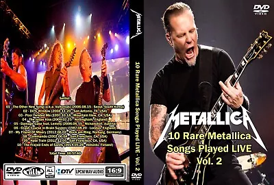 Metallica 10 Rare Metallica Songs Played Live Vol 2 Dvd!! New Sealed!! Kiss • $29.99