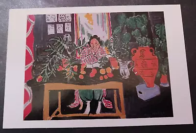 Vtg Postcard Matisse Interior With Etruscan Vase Art Unposted • $9.95