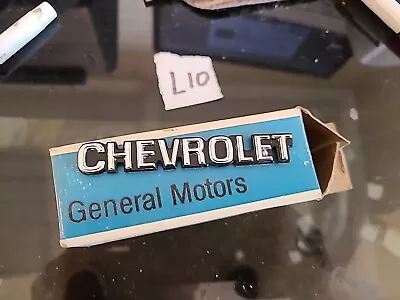 Nos 1975 76 77 Chevy Nova Trunk Hatch Lid Chevrolet Stick On Emblem Oem 174615o • $58.99