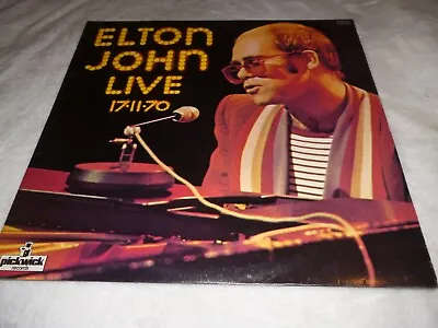 £8.99 • Buy Elton John Live 17:11:70 12  Vinyl Pickwick Records