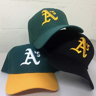 Oakland A's Cap Athletics Hat Embroidered Adjustable Curved Men • $22.46