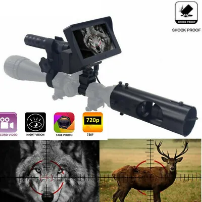 £92.39 • Buy Megaorei IR Laser Night Vision Scope Hunting Cameras Video Recorder HD 720P 400M