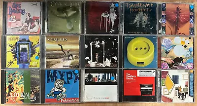 Bundle Of 15 Various Alt/Progressive Punk Indie And Psychedelic Rock Band CDs • $9.07